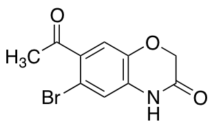 7-Acetyl-6-bromo-3,4-dihydro-2H-1,4-benzoxazin-3-one