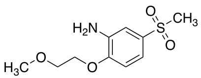 5-Methanesulfonyl-2-(2-methoxyethoxy)aniline