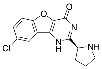 8-Chloro-2-[(2S)-pyrrolidin-2-yl]-1H-[1]benzofuro[3,2-d]pyrimidin-4-one