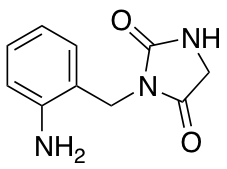 3-[(2-Aminophenyl)methyl]imidazolidine-2,4-dione