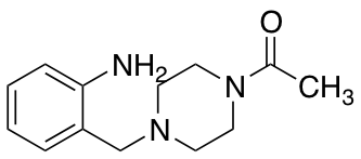1-{4-[(2-Aminophenyl)methyl]piperazin-1-yl}ethan-1-one