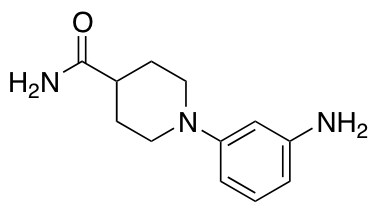 1-(3-Aminophenyl)piperidine-4-carboxamide