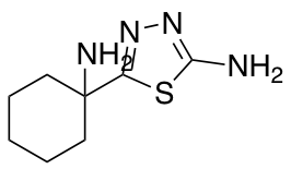 5-(1-Aminocyclohexyl)-1,3,4-thiadiazol-2-amine