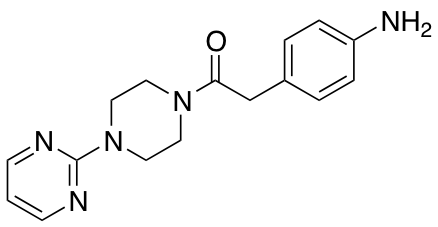 2-(4-Aminophenyl)-1-[4-(pyrimidin-2-yl)piperazin-1-yl]ethan-1-one