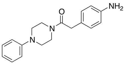 2-(4-Aminophenyl)-1-(4-phenylpiperazin-1-yl)ethan-1-one