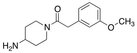 1-(4-Aminopiperidin-1-yl)-2-(3-methoxyphenyl)ethan-1-one