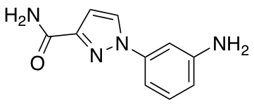 1-(3-Aminophenyl)-1H-pyrazole-3-carboxamide