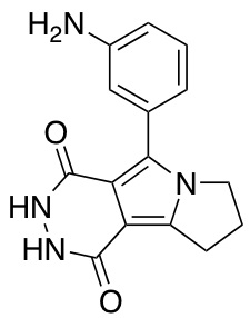 5-(3-Aminophenyl)-1H,2H,3H,4H,7H,8H,9H-pyridazino[4,5-a]pyrrolizine-1,4-dione