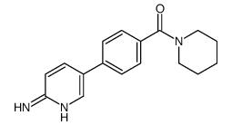 2-Amino-5-[4-(piperidinocarbonyl)phenyl]pyridine