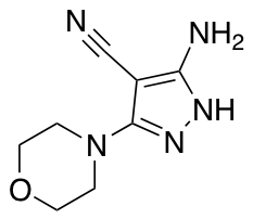 5-Amino-3-(morpholin-4-yl)-1H-pyrazole-4-carbonitrile