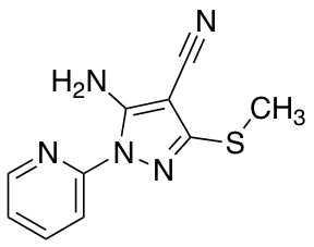 5-Amino-3-(methylsulfanyl)-1-(pyridin-2-yl)-1H-pyrazole-4-carbonitrile