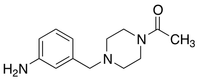 1-{4-[(3-Aminophenyl)methyl]piperazin-1-yl}ethan-1-one