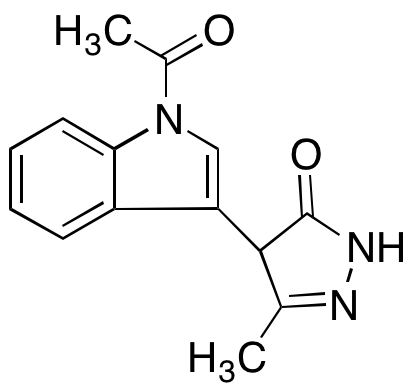 4-(1-Acetyl-1H-indol-3-yl)-2,4-dihydro-5-methyl-3H-pyrazol-3-one