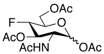 2-Acetamido-4-fluoro-1,3,6-tri-O-acetyl-2,4-dideoxy-D-glucopyranose