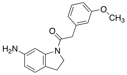 1-(6-Amino-2,3-dihydro-1H-indol-1-yl)-2-(3-methoxyphenyl)ethan-1-one