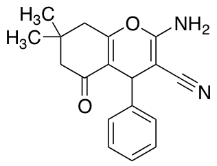 2-Amino-7,7-dimethyl-5-oxo-4-phenyl-5,6,7,8-tetrahydro-4H-chromene-3-carbonitrile