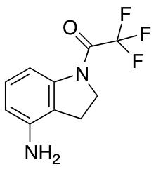 1-(4-amino-2,3-dihydro-1H-indol-1-yl)-2,2,2-trifluoroethan-1-one