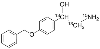 2-Amino-1-(4’-benzyloxyphenyl)ethanol-13C2,15N