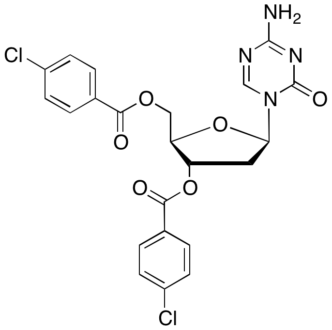 4-Amino-1-[3,5-bis-O-(4-chlorobenzoyl)-2-deoxy-β-D-erythro-pentofuranosyl]-1,3,5-triazin-2(1H)-one