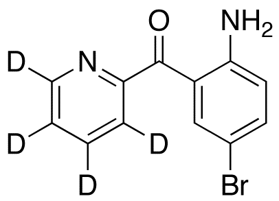 2-(2-Amino-5-bromobenzoyl)pyridine-d4