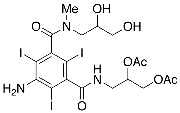 5-Amino-N’-[2,3-bis(acetyloxy)propyl]-N-(2,3-dihydroxypropy)-2,4,6-triiodo-N-methyl-1,3-benzenedicarboxamide