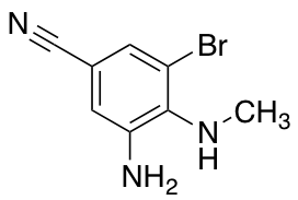 3-Amino-5-bromo-4-(methylamino)benzonitrile