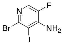 4-Amino-2-bromo-5-fluoro-3-iodopyridin