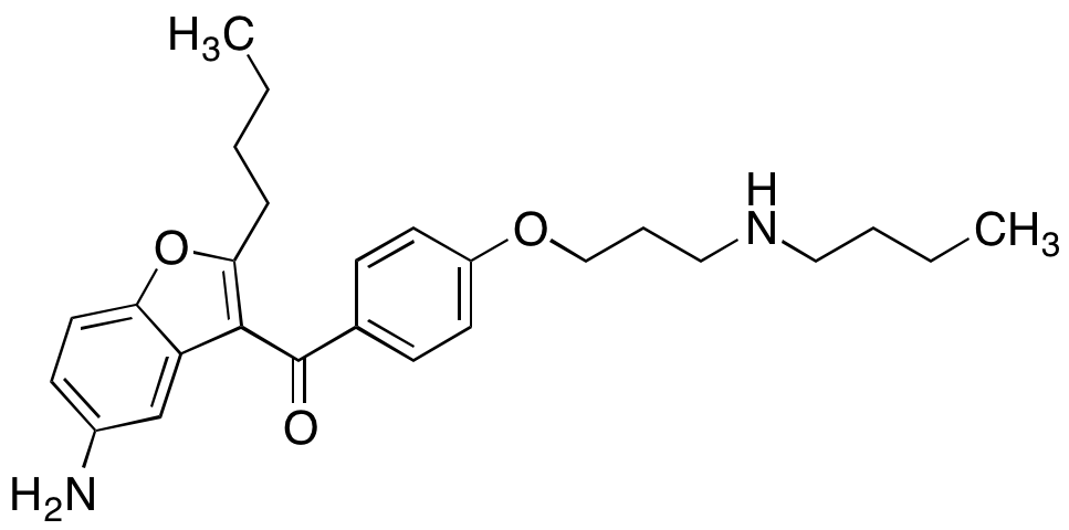 (5-​Amino-​2-​butyl-​3-​benzofuranyl)​[4-​[3-​(butylamino)​propoxy]​phenyl]​methanone