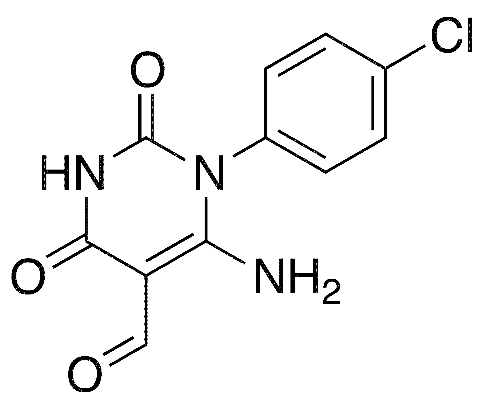 6-Amino-1-(4-chlorophenyl)-2,4-dioxo-1,2,3,4-tetrahydropyrimidine-5-carbaldehyde
