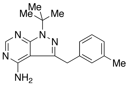 4-Amino-1-tert-butyl-3-(3-methylbenzyl)pyrazolo[3,4-d]pyrimidine