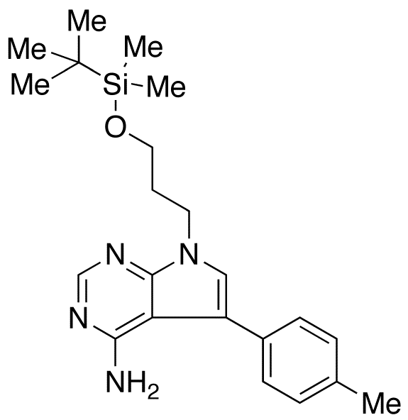 1-[4-Amino-7-(3-tert-butyldimethylsilyloxypropyl)-5-(4-methylphenyl)-7H-pyrrolo[2,3-d]pyrimidine