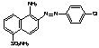 1-Amino-2-(4-chlorophenylazo)naphthalene-5-sulfonamide