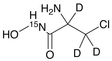 2-Amino-3-chloro-N-hydroxy-propanamide-15N,d3