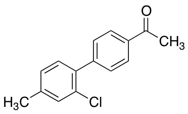 4-Acetyl-2’-chloro-4’-methylbiphenyl