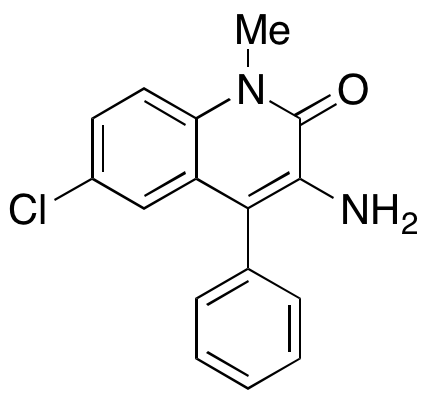 3-Amino-1,2-dihydro-6-chloro-1-methyl-4-phenylquinolin-2(1H)-one