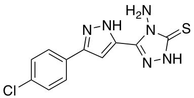 4-Amino-5-[3-(4-chlorophenyl)-1H-pyrazol-5-yl]-4H-1,2,4-triazole-3-thiol