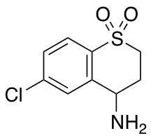 4-Amino-6-chloro-3,4-dihydro-2H-1lambda6-benzothiopyran-1,1-dione