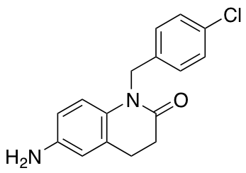 6-Amino-1-[(4-chlorophenyl)methyl]-1,2,3,4-tetrahydroquinolin-2-one