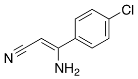 3-amino-3-(4-chlorophenyl)prop-2-enenitrile