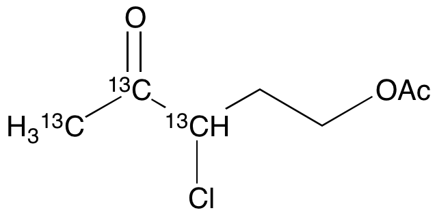 5-Acetoxy-3-chloro-2-pentanone-13C3