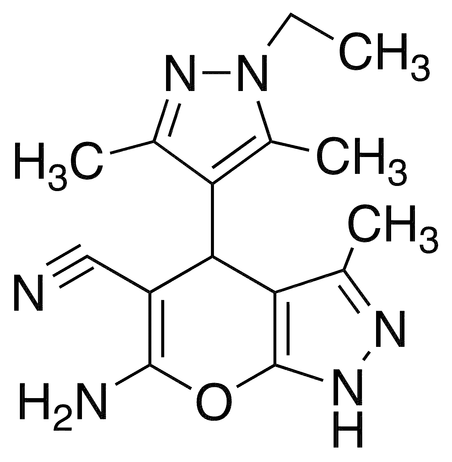 6-Amino-4-(1-ethyl-3,5-dimethyl-1h-pyrazol-4-yl)-3-methyl-1,4-dihydropyrano[2,3-c]pyrazole-5-carbonitrile