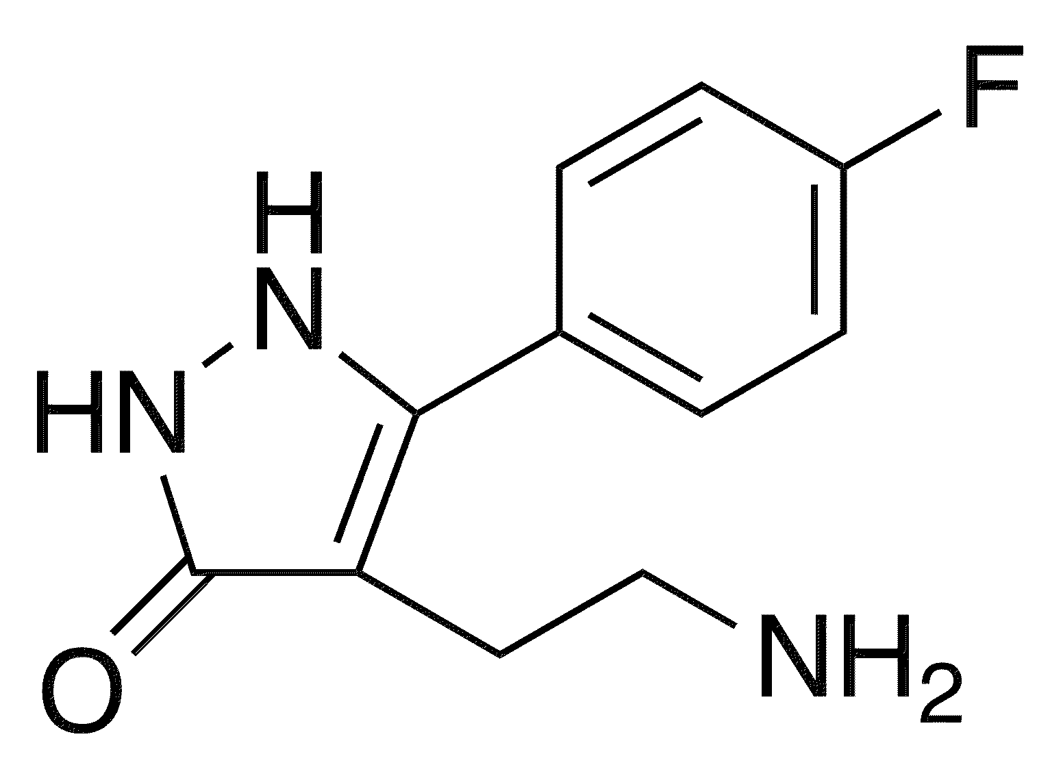 4-(2-Aminoethyl)-5-(4-fluorophenyl)-1,2-dihydro-3h-pyrazol-3-one