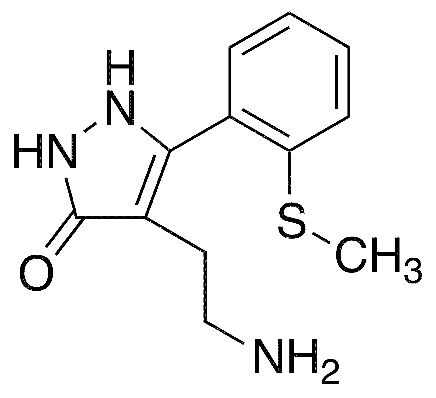 4-(2-Aminoethyl)-5-[2-(methylthio)phenyl]-1,2-dihydro-3h-pyrazol-3-one