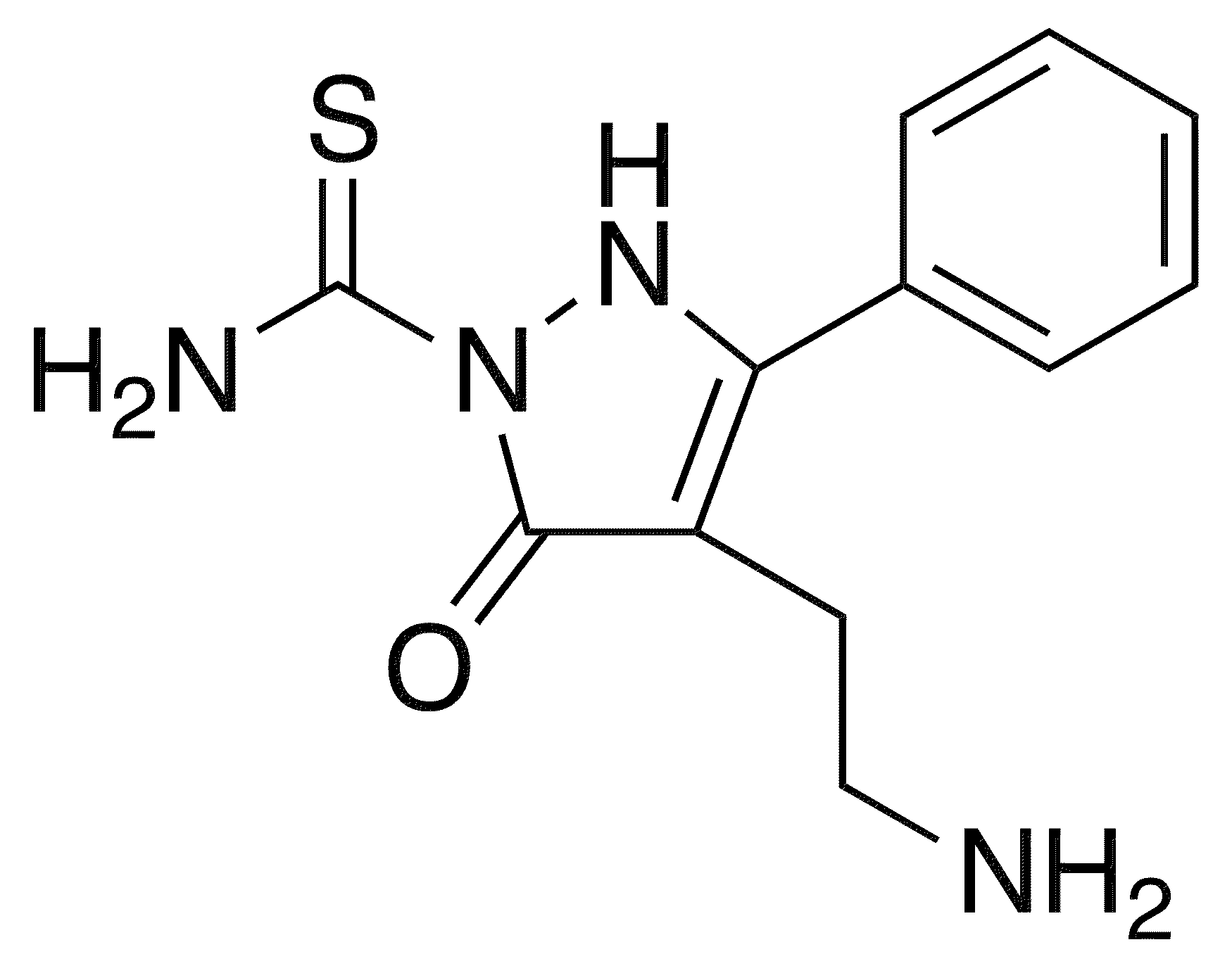 4-(2-Aminoethyl)-5-oxo-3-phenyl-2,5-dihydro-1h-pyrazole-1-carbothioamide