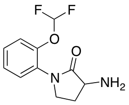 3-amino-1-[2-(difluoromethoxy)phenyl]pyrrolidin-2-one