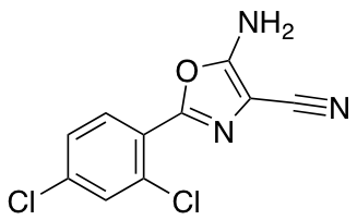 5-amino-2-(2,4-dichlorophenyl)oxazole-4-carbonitrile