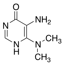 5-amino-6-(dimethylamino)-3,4-dihydropyrimidin-4-one