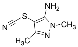 [(5-amino-1,3-dimethyl-1H-pyrazol-4-yl)sulfanyl]formonitrile