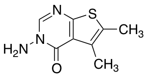 3-amino-5,6-dimethyl-3H,4H-thieno[2,3-d]pyrimidin-4-one