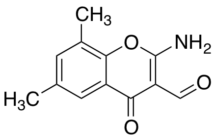 2-amino-6,8-dimethyl-4-oxo-4H-chromene-3-carbaldehyde